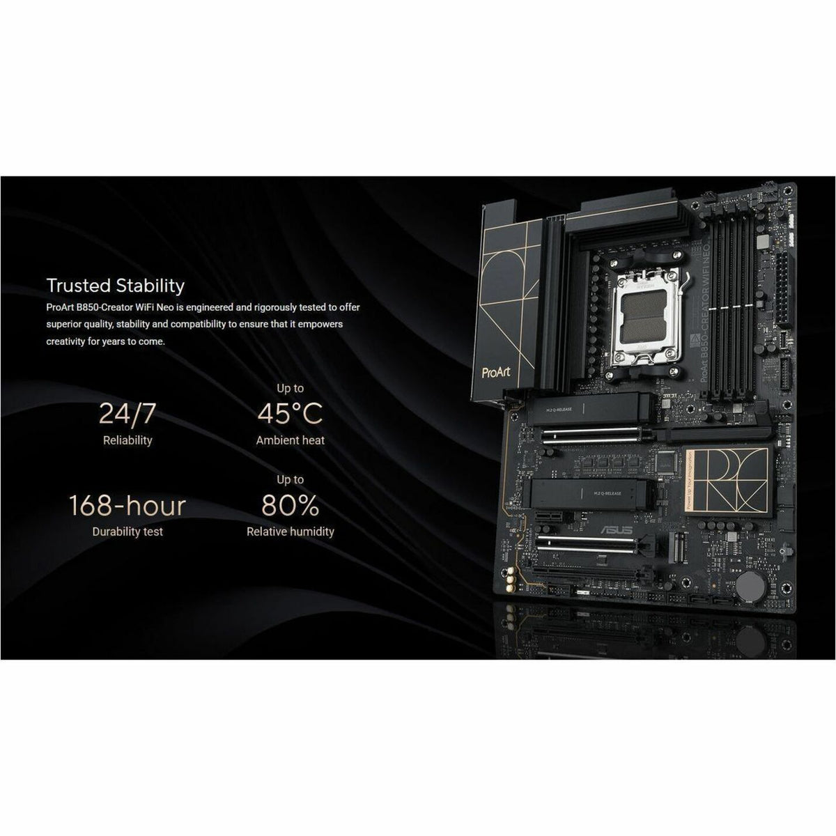 Asus ROG ProArt B850-CREATOR WIFI NEO Gaming Desktop Motherboard - AMD B850 Chipset - Socket AM5 - ATX - Alternate view 20