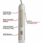 Verbatim TruSound Wireless Earbud, Behind-the-neck Stereo Earset - Grey - Alternate view 6