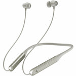 Verbatim TruSound Wireless Earbud, Behind-the-neck Stereo Earset - Grey - Left view