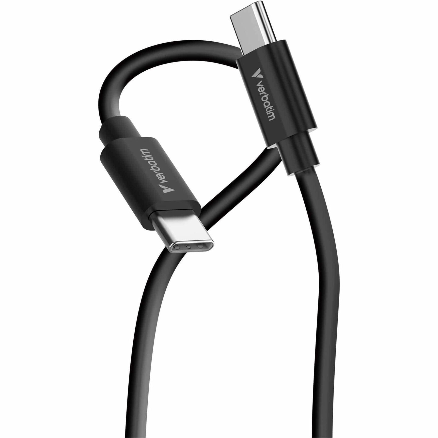 Verbatim Essentials 1 m USB-C Data Transfer Cable - 2 Pack