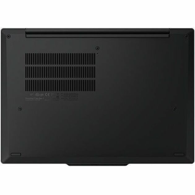 Lenovo ThinkPad T14s Gen 7 21YU0044AU 14' Touchscreen Copilot+ PC Notebook - WUXGA - Intel Core Ultra 5 325 - 32 GB - 512 GB SSD - English (US) Keyboard - Black - Bottom view