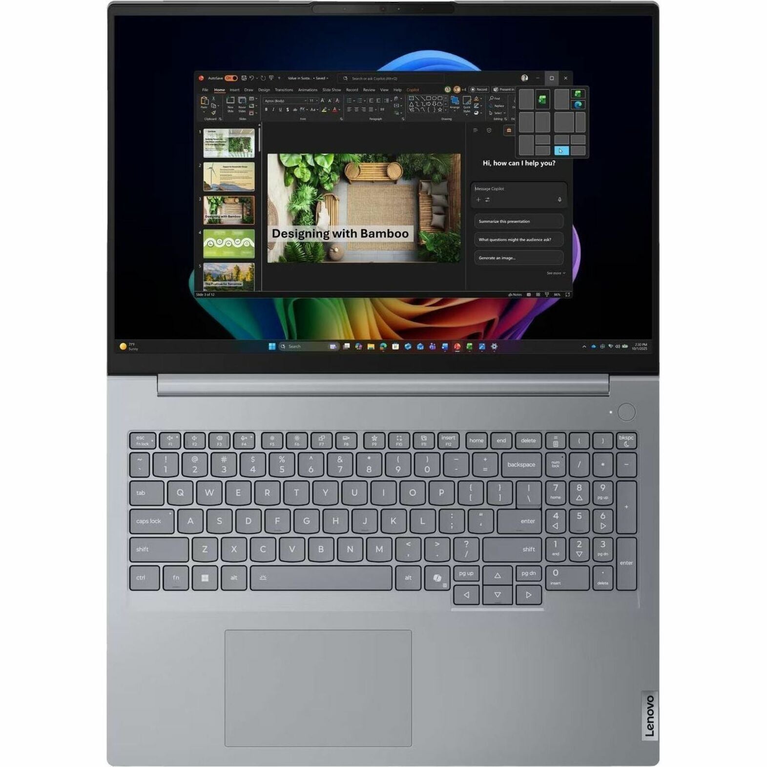 Lenovo ThinkBook 16 G9 IPL 21UR006GAU 16' Copilot+ PC Notebook - WUXGA - 60 Hz - Intel Core Ultra 5 325 - 32 GB - 512 GB SSD - English Keyboard - Arctic Gray - Alternate view 7