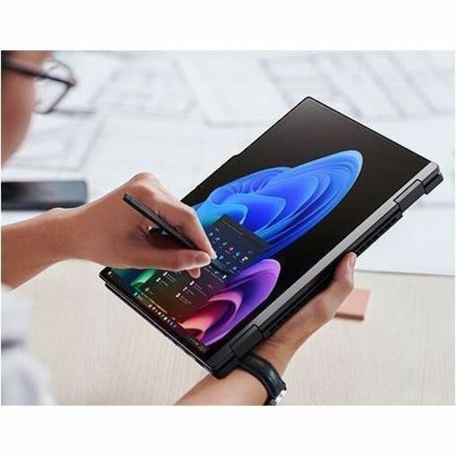 Lenovo ThinkPad X1 Gen 11 Aura Edition 21V9003QAU 14' Touchscreen Convertible Copilot+ PC 2 in 1 Notebook - WUXGA - 120 Hz - Intel Core Ultra 7 355 - Intel Evo Platform - 32 GB - 512 GB SSD - English (US) Keyboard - Thunder Gray