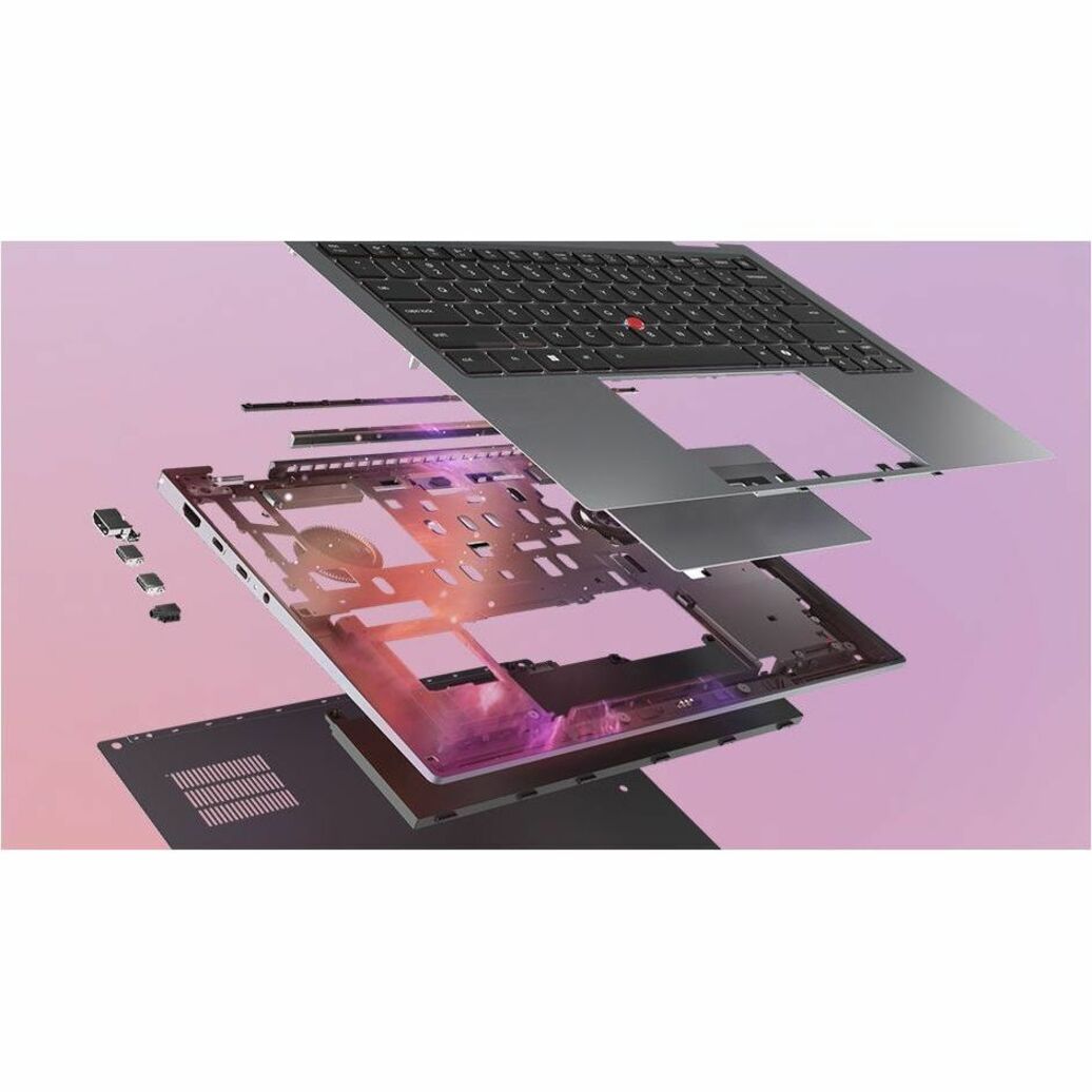 Lenovo ThinkPad X1 Gen 11 Aura Edition 21V9003QAU 14' Touchscreen Convertible Copilot+ PC 2 in 1 Notebook - WUXGA - 120 Hz - Intel Core Ultra 7 355 - Intel Evo Platform - 32 GB - 512 GB SSD - English  - Alternate view 12