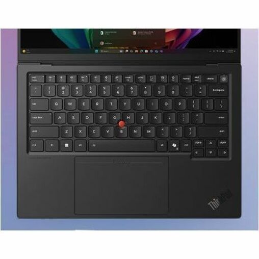 Lenovo ThinkPad X1 Carbon Gen 14 Aura Edition 21V7009PAU 14' Touchscreen Copilot+ PC Ultrabook - WUXGA - Intel Core Ultra 7 355 - Intel Evo Platform - 32 GB - 512 GB SSD - English (US) Keyboard - Blac - Alternate view 14