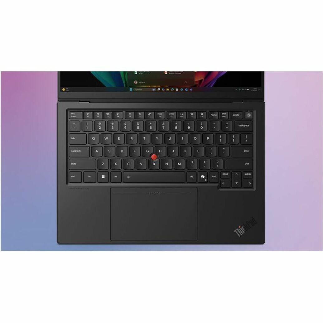 Lenovo ThinkPad X1 Carbon Gen 14 Aura Edition 21V7009QAU 14' Copilot+ PC Ultrabook - 2.8K - Intel Core Ultra 7 355 - Intel Evo Platform - 32 GB - 512 GB SSD - English (US) Keyboard - Black - Alternate view 10