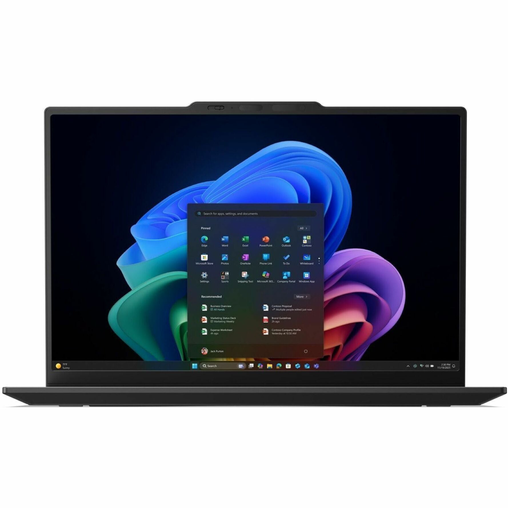 Lenovo ThinkPad X1 Carbon Gen 14 Aura Edition 21V7009QAU 14' Copilot+ PC Ultrabook - 2.8K - Intel Core Ultra 7 355 - Intel Evo Platform - 32 GB - 512 GB SSD - English (US) Keyboard - Black