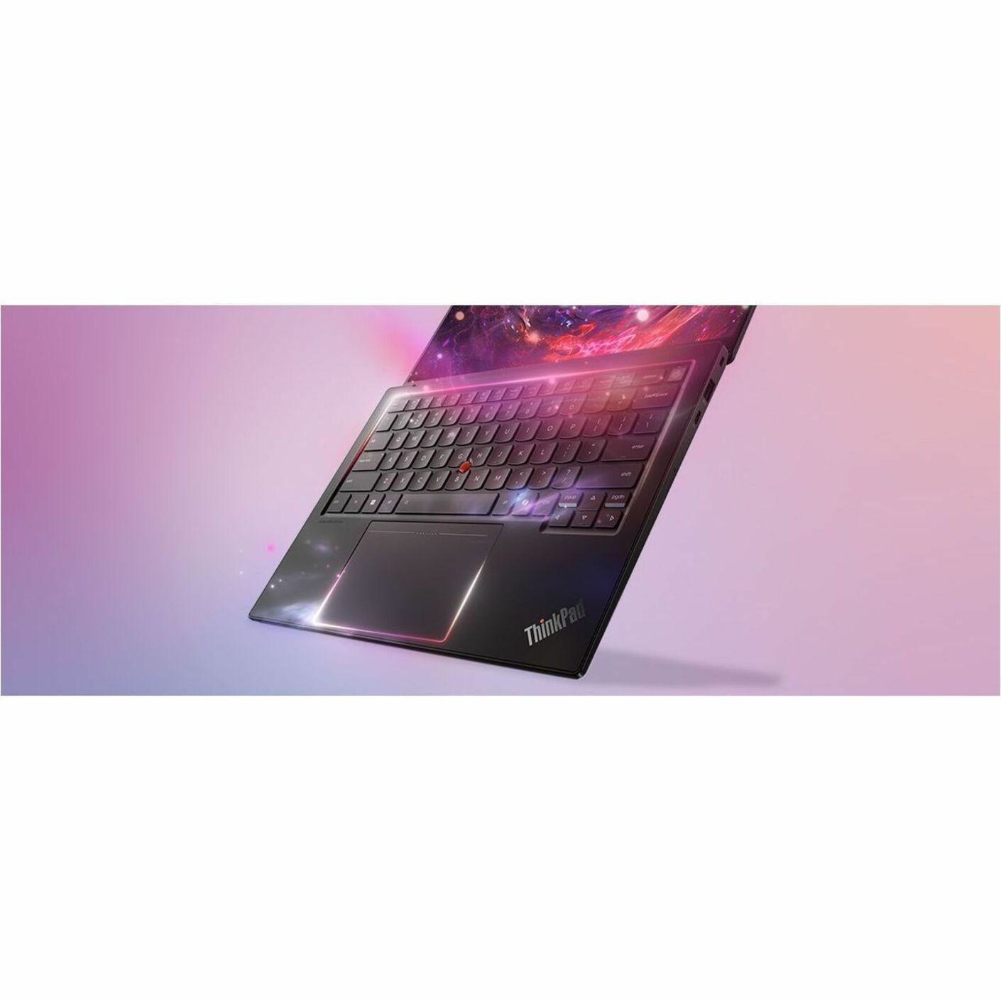 Lenovo ThinkPad X1 Carbon Gen 14 Aura Edition 21V7009QAU 14' Copilot+ PC Ultrabook - 2.8K - Intel Core Ultra 7 355 - Intel Evo Platform - 32 GB - 512 GB SSD - English (US) Keyboard - Black - Alternate view 7