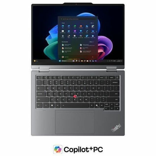 Lenovo ThinkPad X1 Gen 11 Aura Edition 21V9003SAU 14' Touchscreen Convertible Copilot+ PC 2 in 1 Notebook - WUXGA - 120 Hz - Intel Core Ultra 7 365 - vPro Technology - Intel Evo Platform - 32 GB - 512 GB SSD - English (US) Keyboard - Thunder Gray