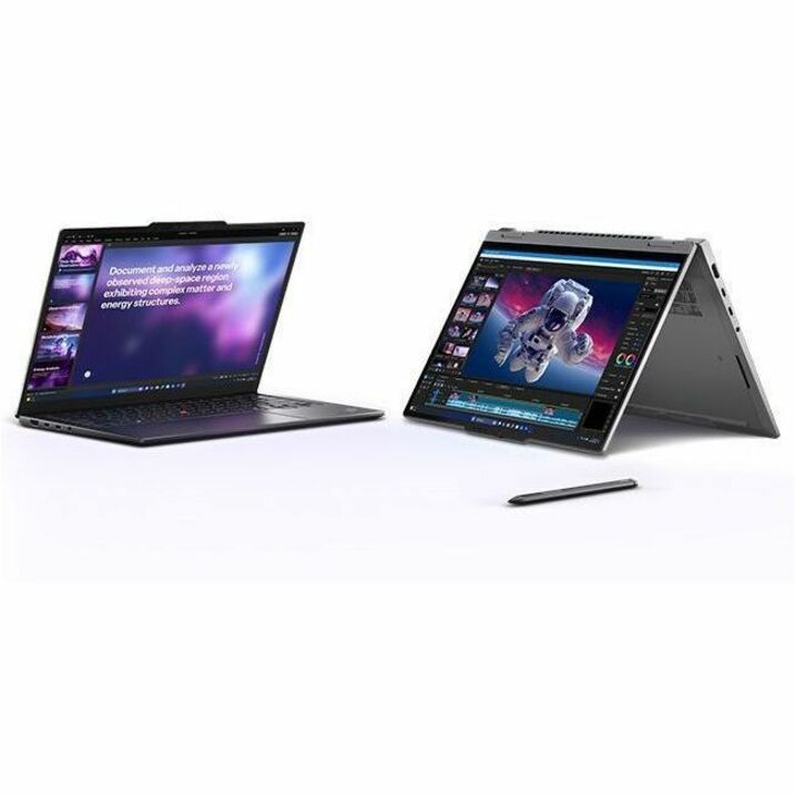 Lenovo ThinkPad X1 Gen 11 Aura Edition 21V9003PAU 14' Touchscreen Convertible Copilot+ PC 2 in 1 Notebook - WUXGA - 120 Hz - Intel Core Ultra 5 325 - Intel Evo Platform - 32 GB - 512 GB SSD - English  - Alternate view 9