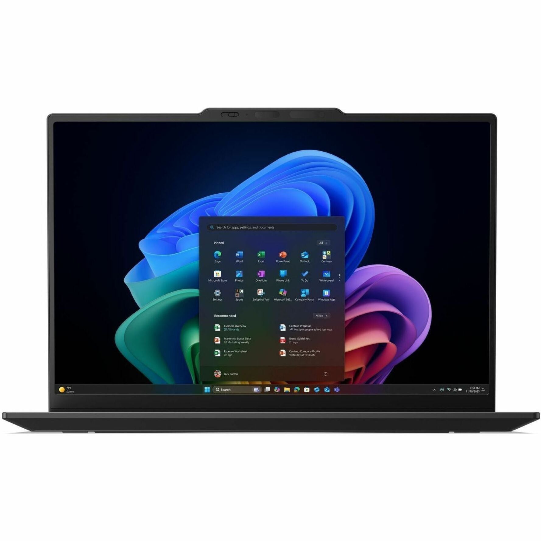 Lenovo ThinkPad X1 Carbon Gen 14 Aura Edition 21V7009SAU 14' Touchscreen Copilot+ PC Ultrabook - WUXGA - Intel Core Ultra 7 365 - vPro Technology - Intel Evo Platform - 32 GB - 512 GB SSD - English (U - Alternate view 10
