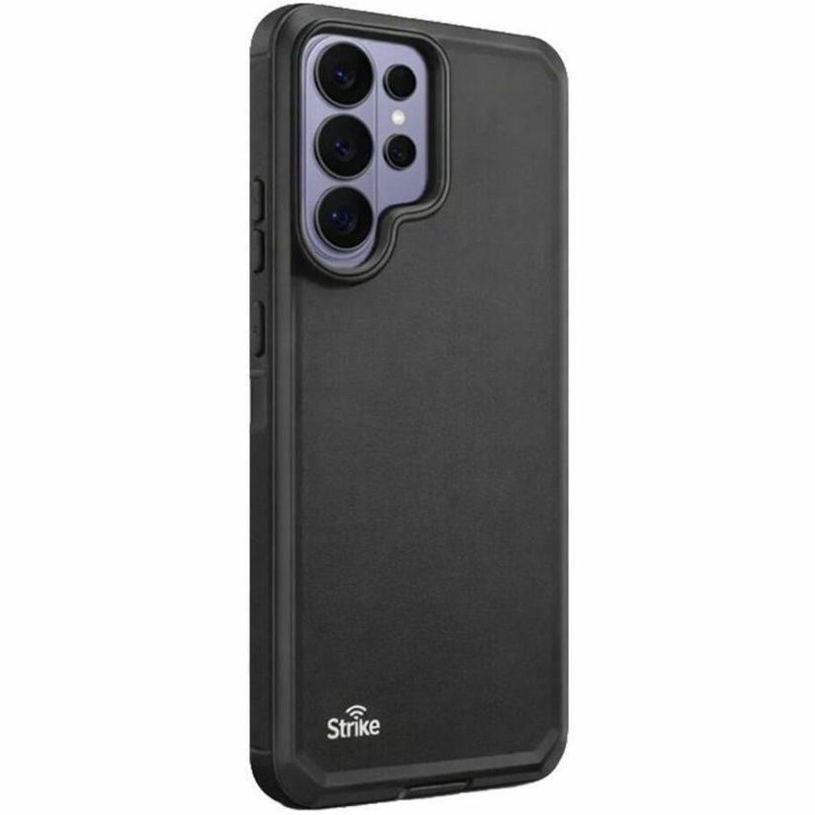 Strike Rugged Case for Samsung Galaxy S26 Ultra Smartphone - Textured - Black - Left view