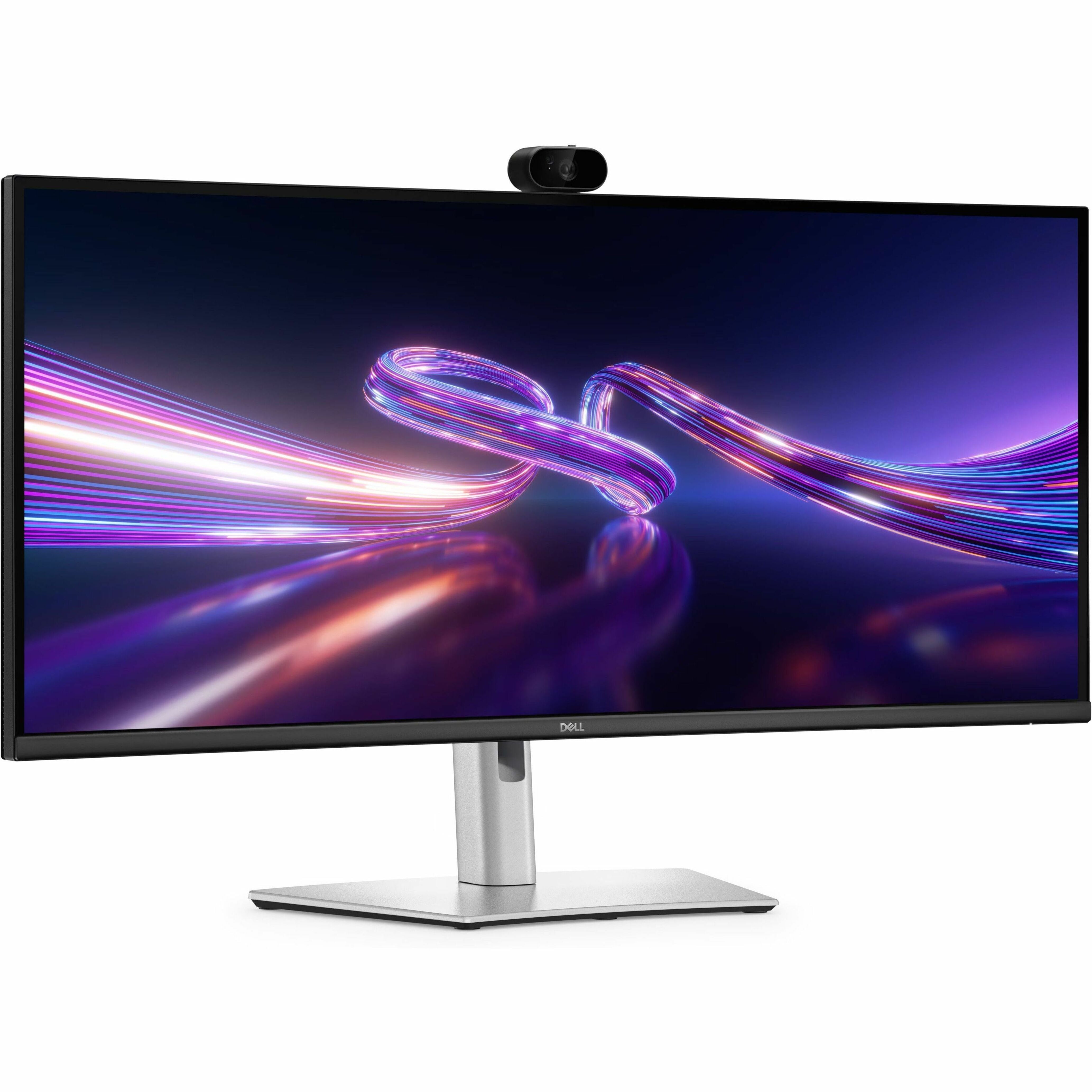 Dell Pro P P3426WEV 34' Class Webcam UW-QHD Curved Screen LCD Monitor - 21:9 - Black - TAA Compliant