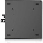 Dell Pro Micro QCM1255 Desktop Computer - AMD Ryzen 7 PRO Ryzen 8000 8700GE - 16 GB - 512 GB PCI Express NVMe 4.0 SSD - Micro PC - Black - Bottom view