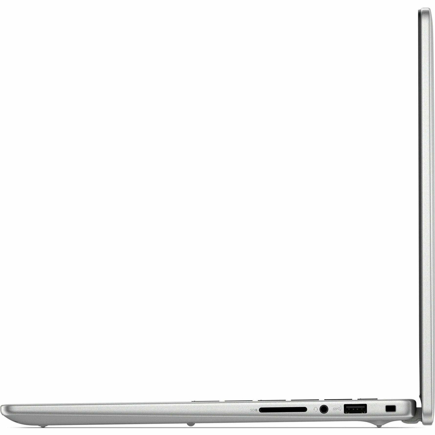 Dell Pro 14 Essential PV14255 14' Notebook - Full HD Plus - 60 Hz - AMD Ryzen 7 250 - 16 GB - 512 GB SSD - English Keyboard - Platinum Silver - Left view