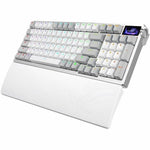 Asus ROG Azoth 96 HE Lite Gaming Keyboard - Compact - Wired/Wireless Connectivity - USB 2.0 Type A, USB Type C Interface - RGB LED - White - Alternate view 6