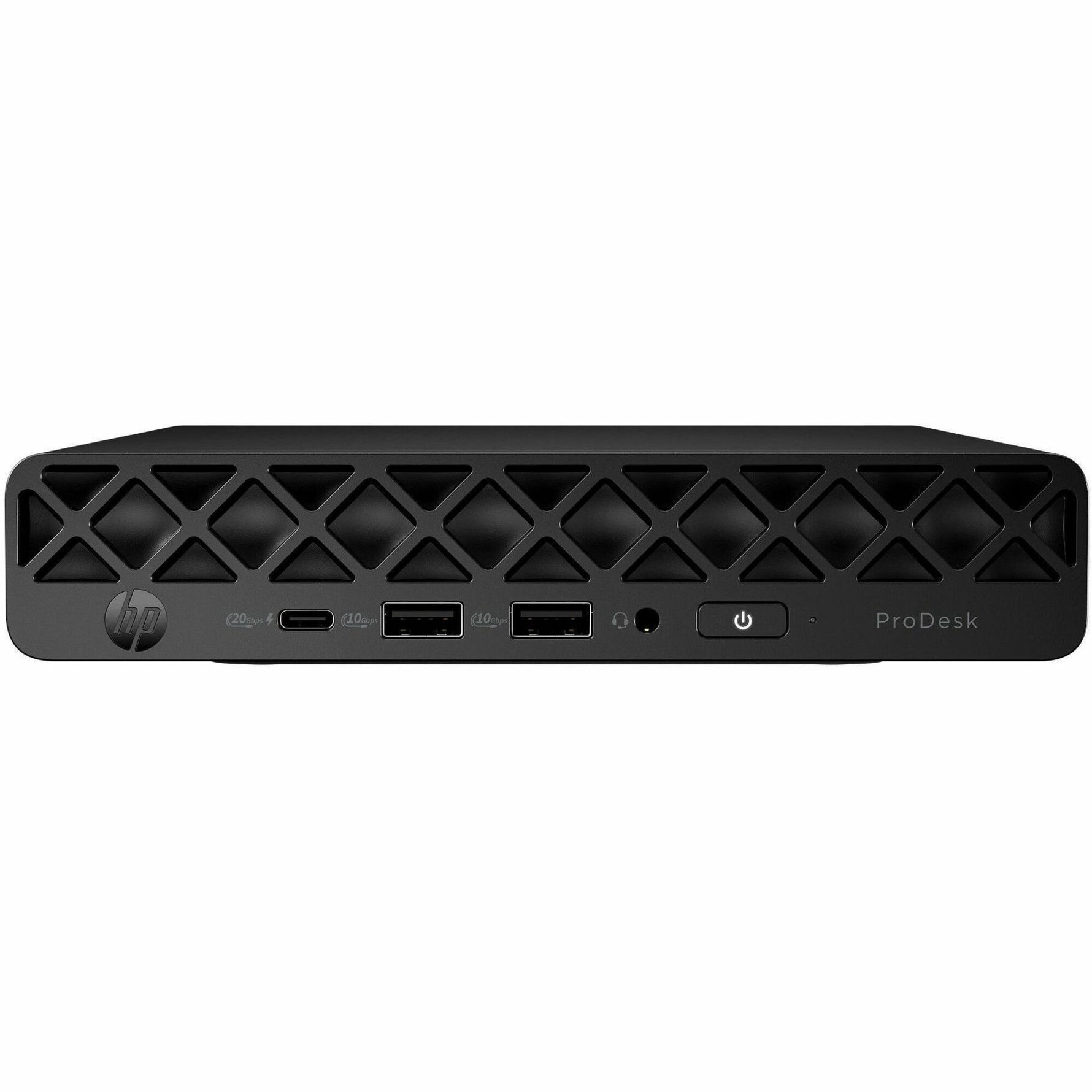 HP ProDesk 4 G1i Desktop Computer - Intel Core Ultra 5 Series 2 235T - 16 GB - 512 GB PCI Express NVMe 4.0 SSD - Mini PC - Jack Black