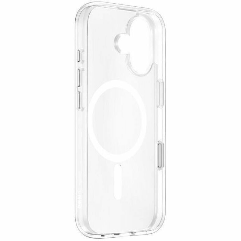 Belkin SheerForce Case for Apple iPhone 17 Smartphone - Textured Side - Clear - Left view