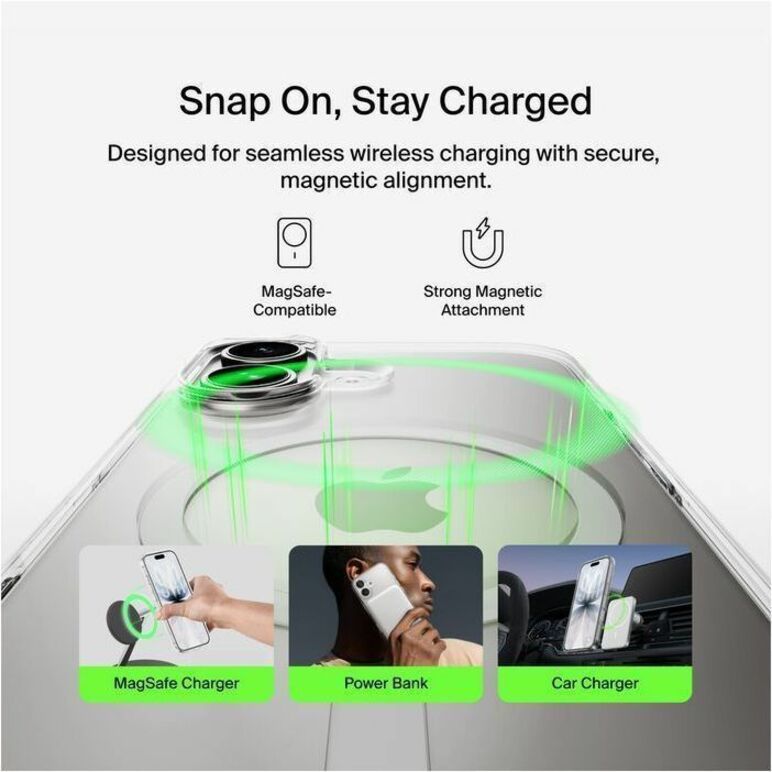 Belkin SheerForce Case for Apple iPhone 17 Smartphone - Textured Side - Clear - Alternate view 11