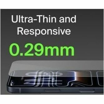 Belkin ScreenForce UltraGlass 2 9H Glass Screen Protector for Apple iPhone 17 Pro Max - Clear - Alternate view 16