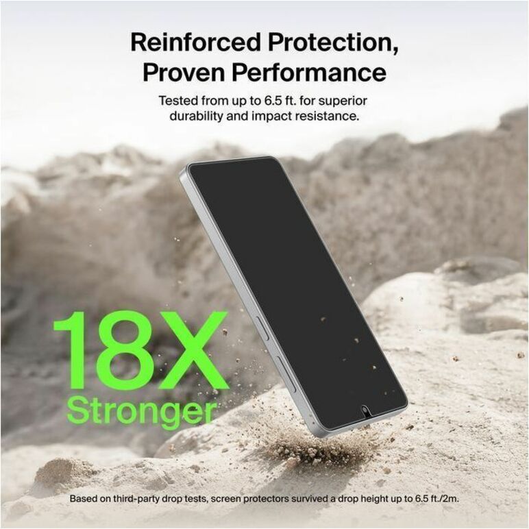 Belkin Titan SmartShield 9H Glass Screen Protector for Samsung Galaxy S26