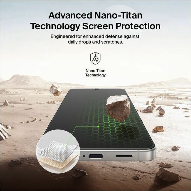 Belkin Titan SmartShield 9H Glass Screen Protector for Samsung Galaxy S26