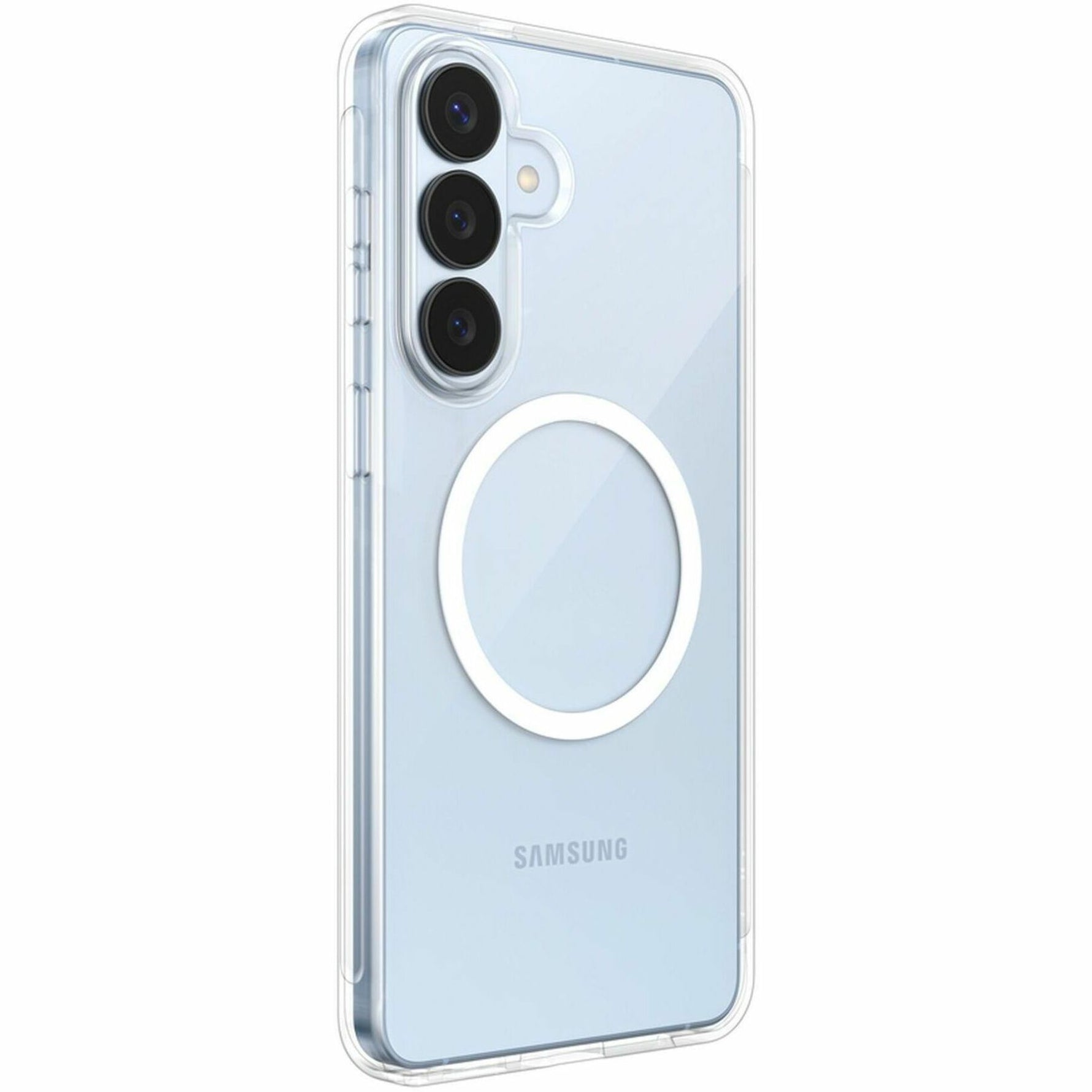 Belkin SheerForce Case for Samsung Galaxy S26+ Smartphone - Grippy Side Grooves - Clear - Alternate view 9