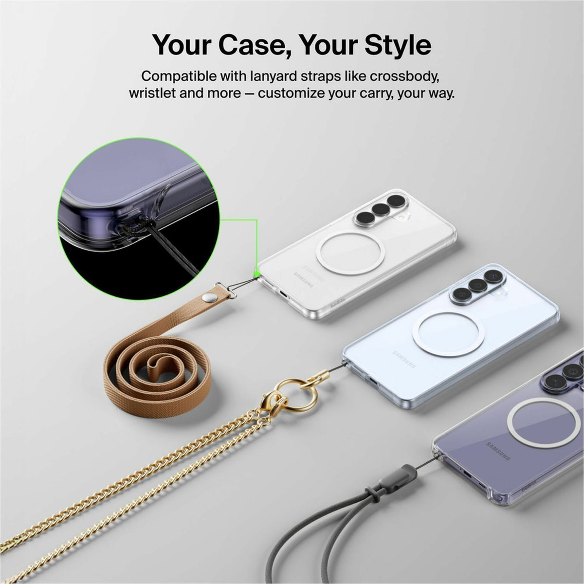 Belkin SheerForce Case for Samsung Galaxy S26 Ultra Smartphone - Grippy Side Grooves, Textured Buttons - Clear - Alternate view 6