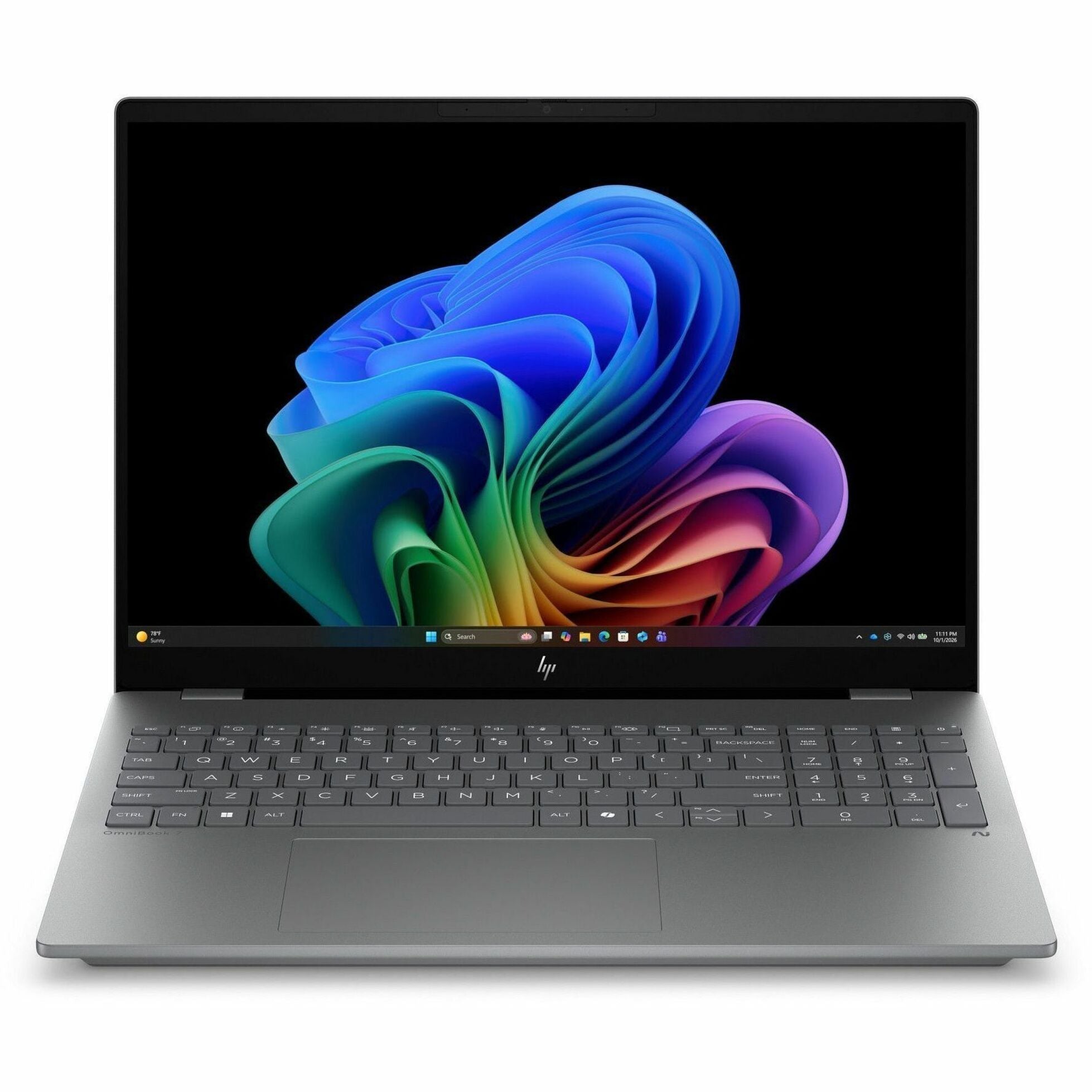 HP OmniBook 7 16-bh0001TU 16' Copilot+ PC Notebook - WQXGA - 240 Hz - Intel Core Ultra X7 Series 3 358H - 32 GB - 1 TB SSD - Meteor Silver Aluminum
