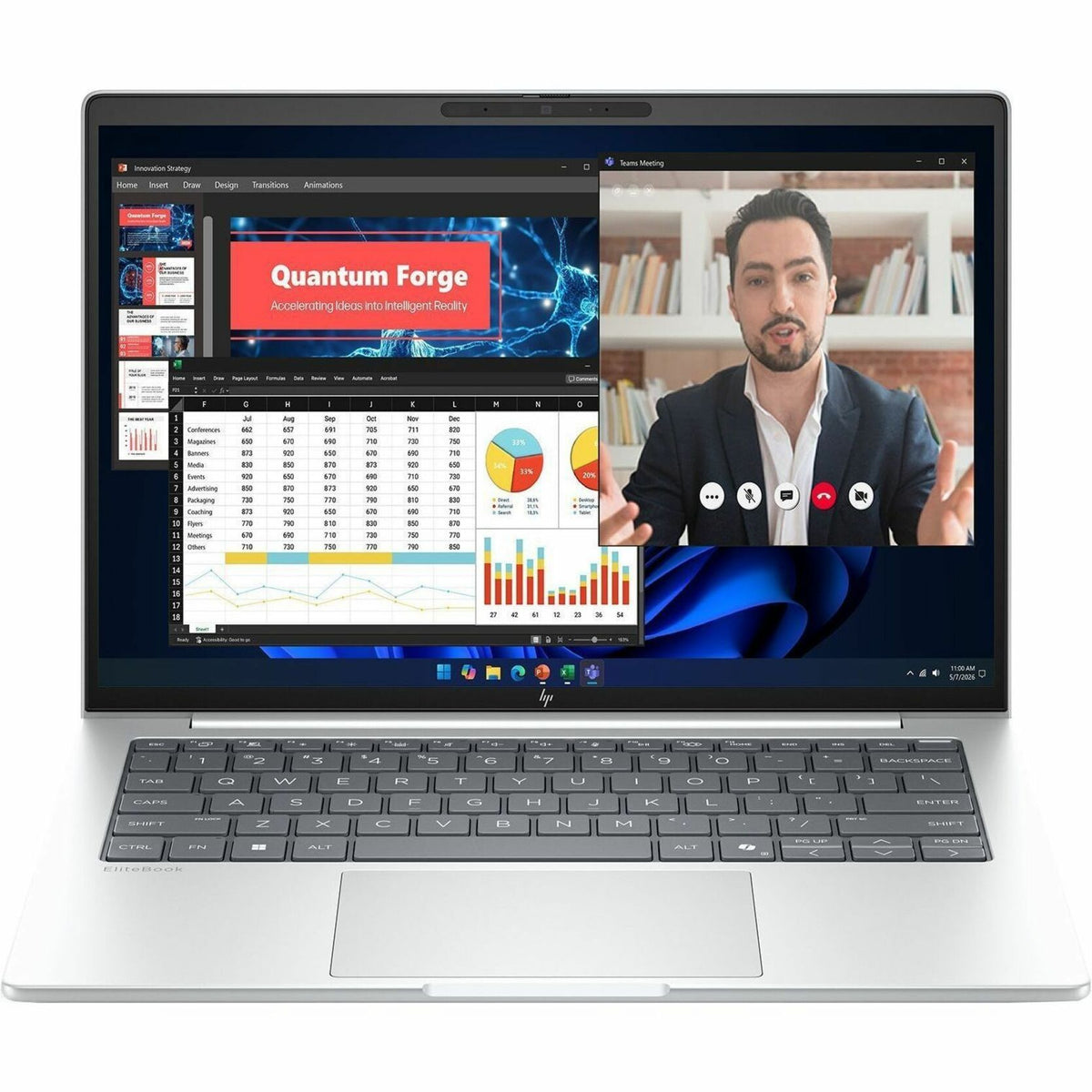HP ProBook 4 G2a 16' Copilot+ PC Notebook - WUXGA - AMD Ryzen AI 7 Ryzen AI 400 445 - 16 GB - 512 GB SSD - Pike Silver