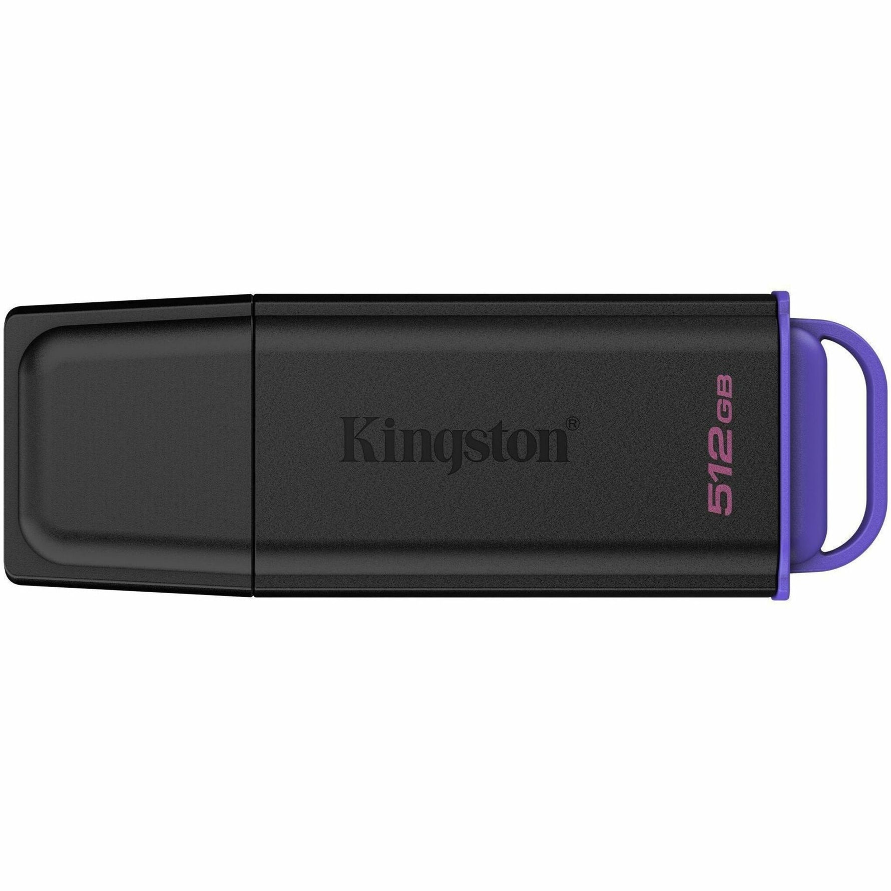 Kingston DataTraveler Exodia 512 GB USB 3.2 (Gen 1) Type A Flash Drive - Black, Green - Top view