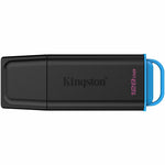 Kingston DataTraveler Exodia 128 GB USB 3.2 (Gen 1) Type A, USB 2.0 Flash Drive - Black, Blue - Top view