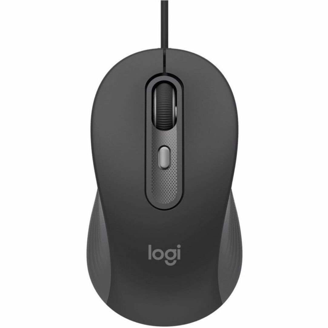 Logitech Signature M520 Mouse - USB Type C, USB Type A - Optical - 4 Button(s) - 2 Programmable Button(s) - Graphite