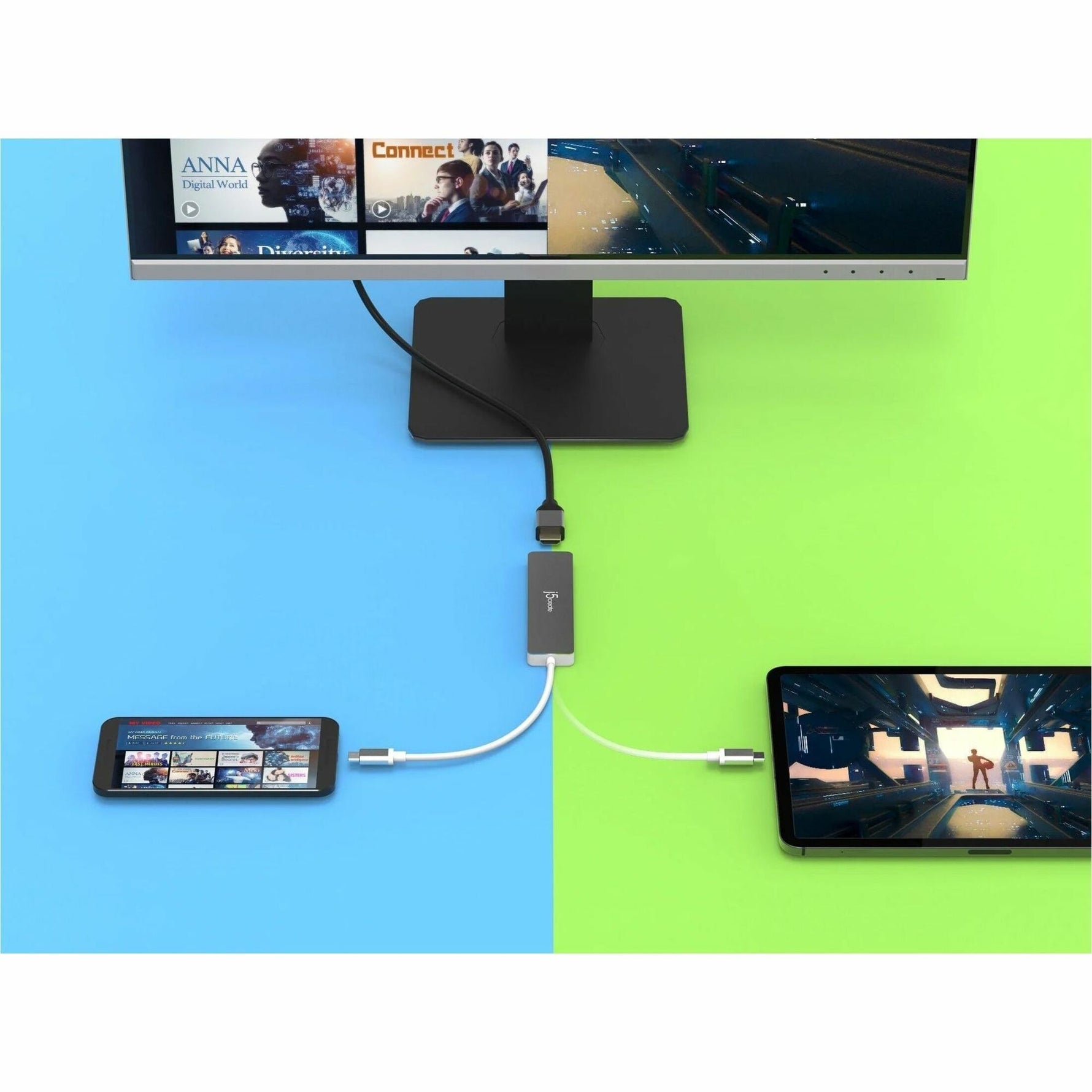 j5create JCD353 Graphic Adapter - 1 Each - Alternate view 9