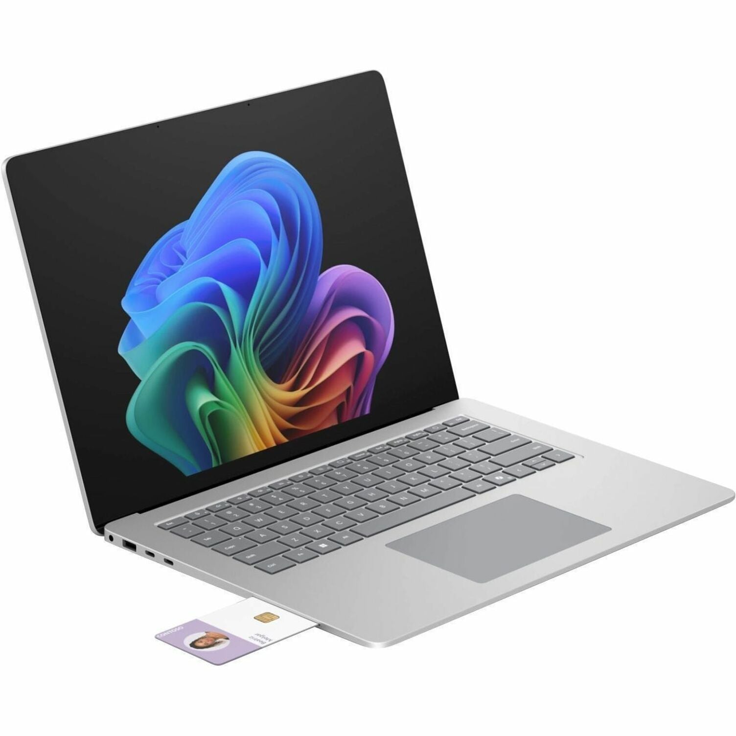 Microsoft Surface Laptop 8 15' Touchscreen Notebook - 120 Hz - Intel Core Ultra X7 Series 3 368H - 32 GB - 512 GB SSD - Platinum - Right view