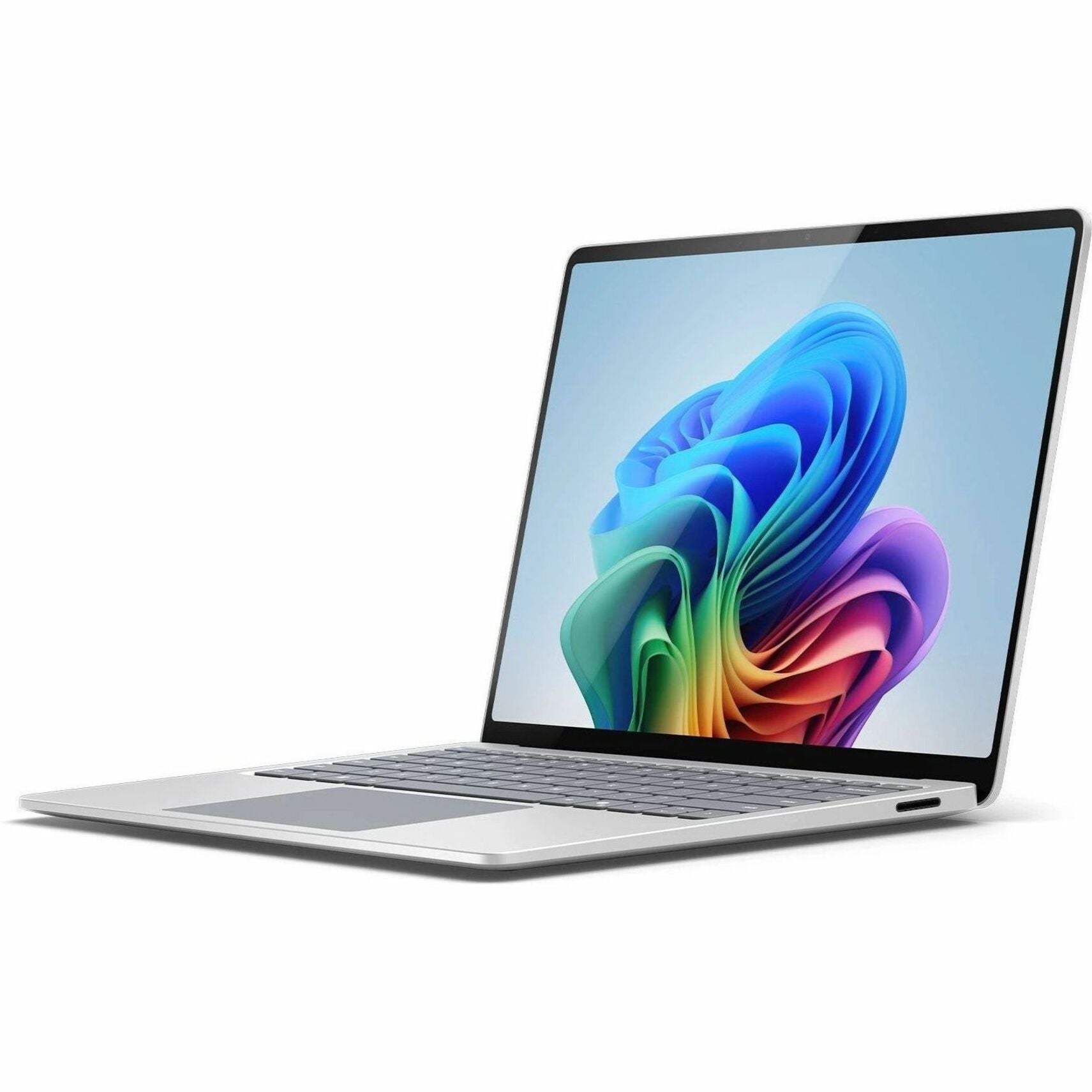 Microsoft Surface Laptop 8 13.8' Touchscreen Notebook - 120 Hz - Intel Core Ultra 7 Series 3 366H - 16 GB - 512 GB SSD - Platinum - Left view