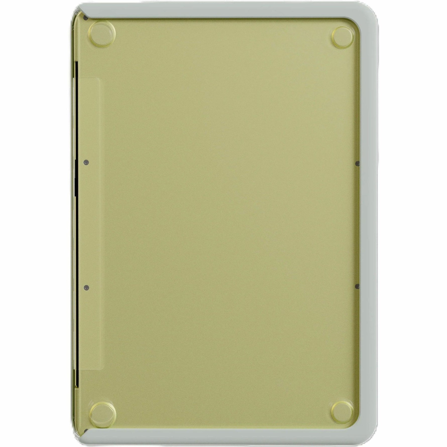 HyperShiled HS5561GL Case for Apple Notebook - Clear, Grey - Bottom view