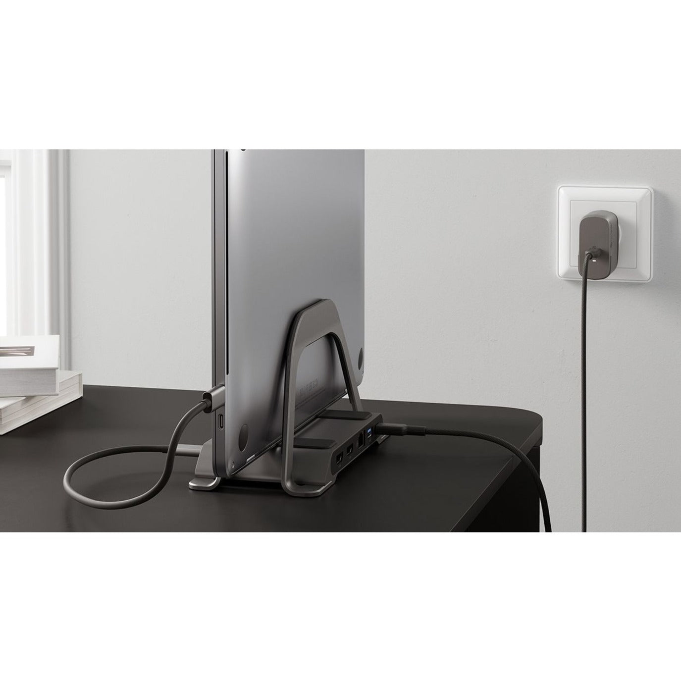 Alogic Bolt Plus USB Type C Docking Station for Notebook - Memory Card Reader - SD - 100 W - Space Gray - Alternate view 12