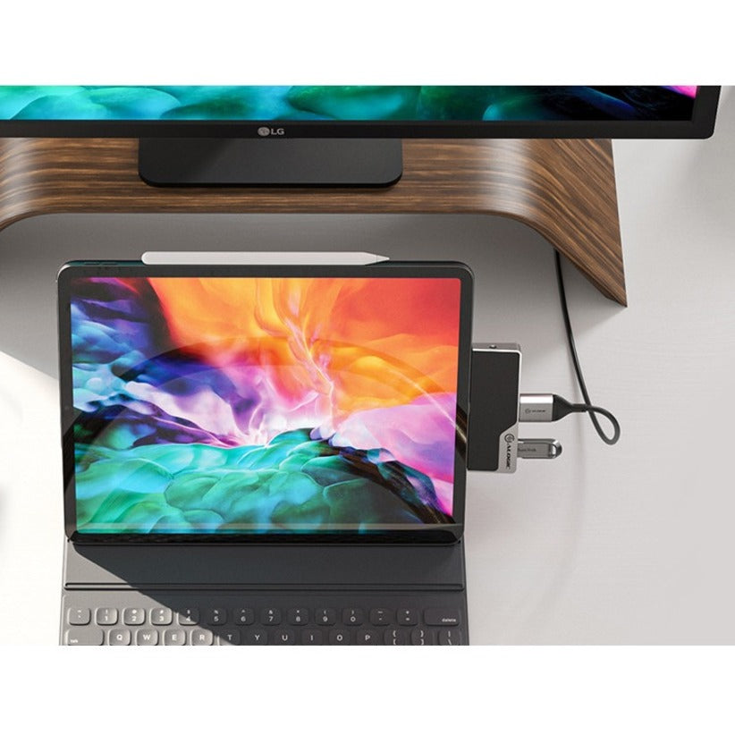 Alogic Ultra USB Type C Docking Station for Notebook, Tablet PC - 60 W - Space Gray - Alternate view 6