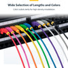 StarTech.com 1.5m Purple Slim CAT6 Ethernet Cable, Snagless, 100W PoE, UTP, LSZH, 28AWG Pure Bare Copper Wire, Slim RJ45 Network Patch Cord w/Strain Reliefs, Fluke Tested