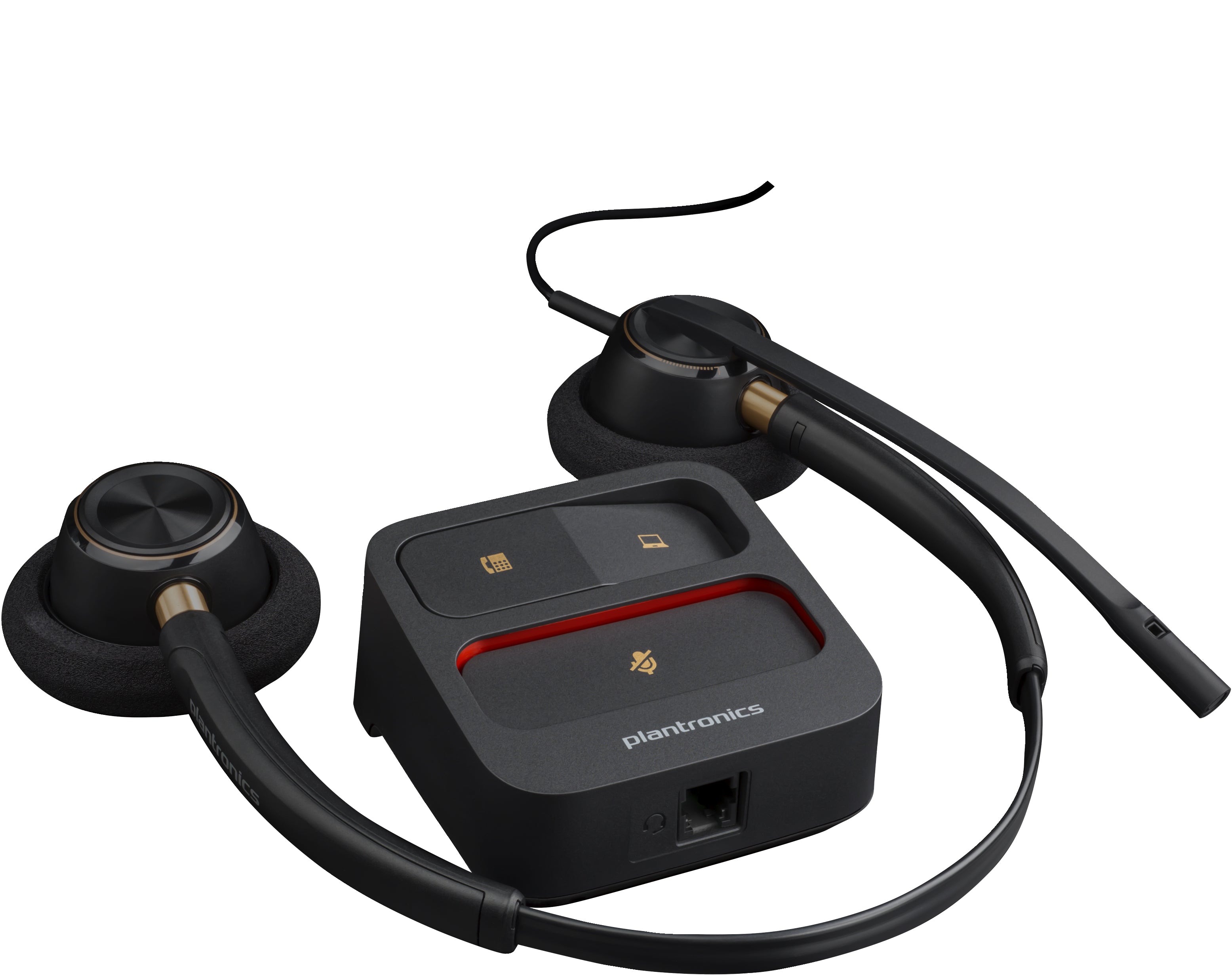 Poly EncorePro 520 Binaural Headset +Quick Disconnect