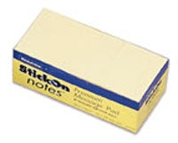 Beautone Stick On Notes 50x76 Yellow PK12 (Each)