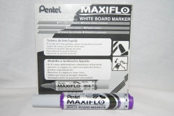 Pentel Marker Whiteboard Maxiflo MWL5-V Bullet Violet (Box 12)