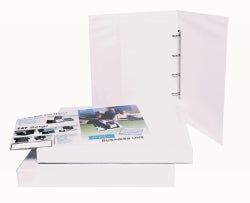 Bantex Binder Insert A3 4 D-RING 38mm Portrait White (Each)