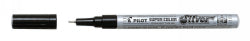 Pilot Marker Super Colour Xfine Silver (Box 12)