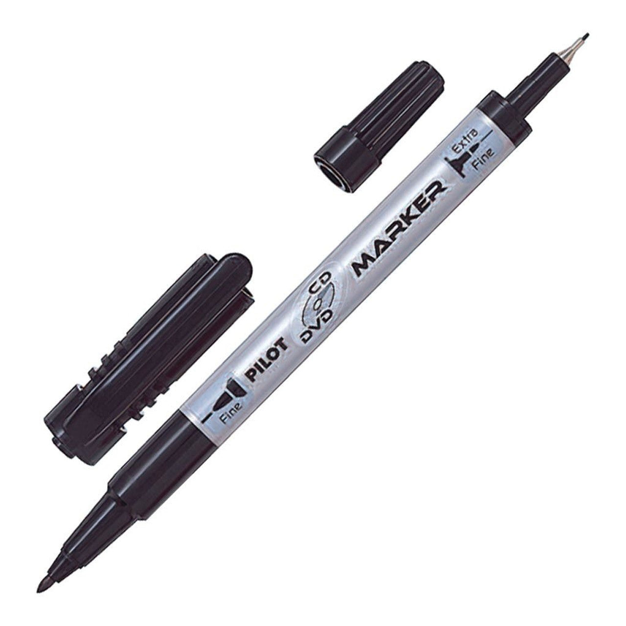 Pilot Marker CD/DVD Black Xfine Twin Ended (Box 12)