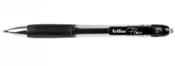 Artline Pen Ballpoint Flow 1.0mm Retractable Black (Box 12)