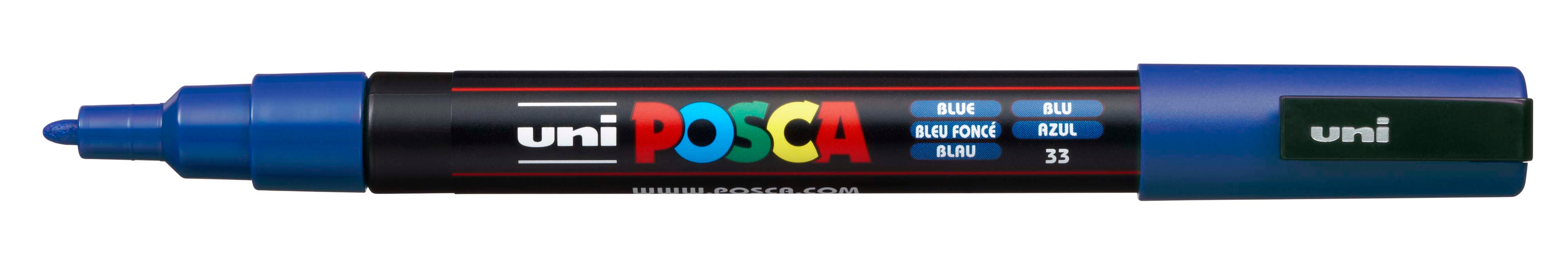 POSCA Uni Marker PC3M Bullet Tip Blue (Each)