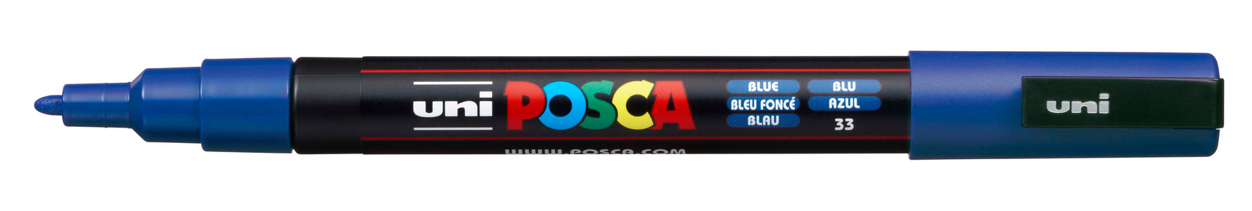 POSCA Uni Marker PC3M Bullet Tip Blue (Each)