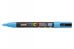 POSCA Uni Marker PC3M Bullet Tip Light Blue (Each)